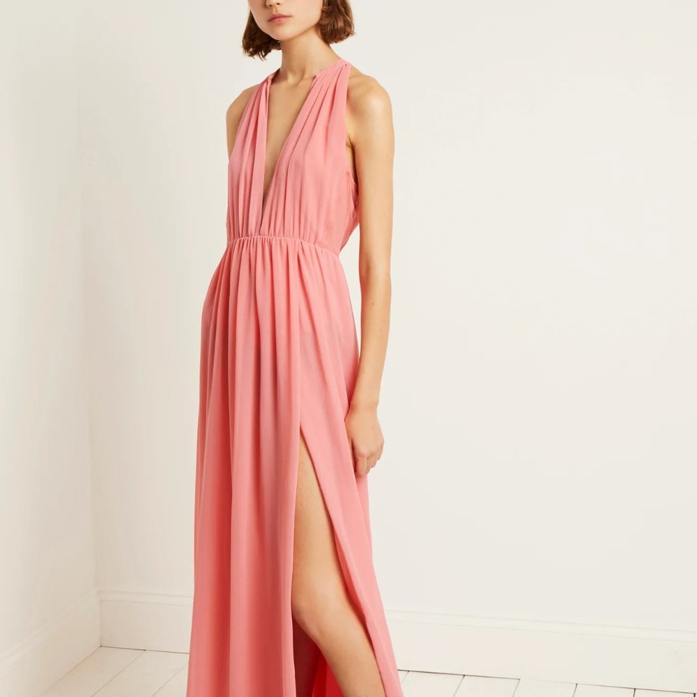 French Connection Aster Drape halter  dress NWT